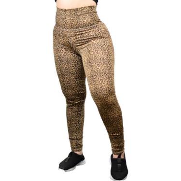 Imagem de Legging Fitness Calça Aperta Bem R70 - Fanáticos Por Cintas, Onça, G
