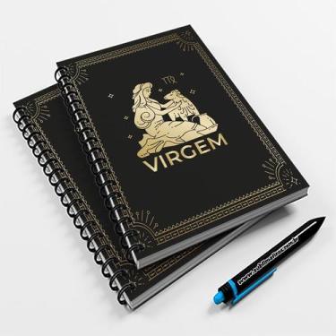 Imagem de Caderno Universitário 96fls Signo Virgem - Premium
