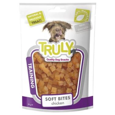 Imagem de Truly Training Petisco Para Cães Iscas De Frango - 90G