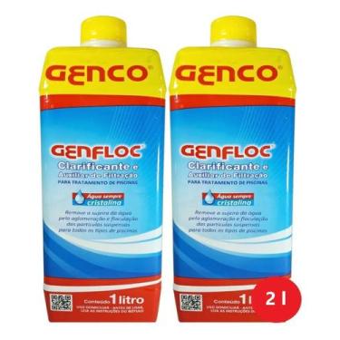 Imagem de Kit 2 Clarificante Genfloc 1Lt-Genco
