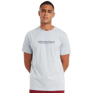 Imagem de Camiseta Aeropostale Masculina Colors New York City Azul-Masculino