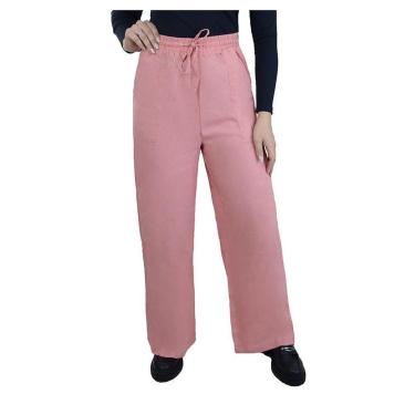 Imagem de Calça Feminina Hering Pantalona Rosa Claro - K5CP-Feminino