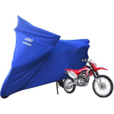 Imagem de Capa Protetora Para Cobrir Moto Honda CRF 250F Sob Medida - Mz, Azul