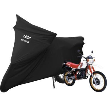 Imagem de Capa Tecido Para Cobrir Moto Yamaha DT 200 Com Elasticidade - Mz, Pret