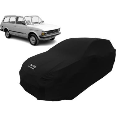 Imagem de Capa De Tecido Helanca Anti Risco Para Carro Fiat Panorama - Mz, Preta