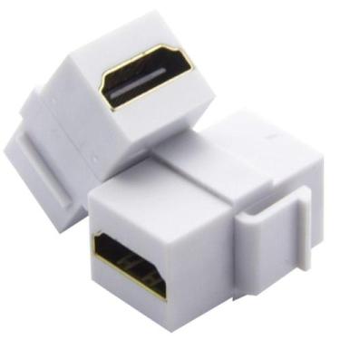Imagem de Keystone HDMI para espelho Branco - SOLUCAO