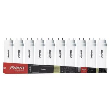 Imagem de Kit 10 Lâmpadas Led Tubular 18w T8 1850lm 4000K Neutra Bivolt 120cm Av