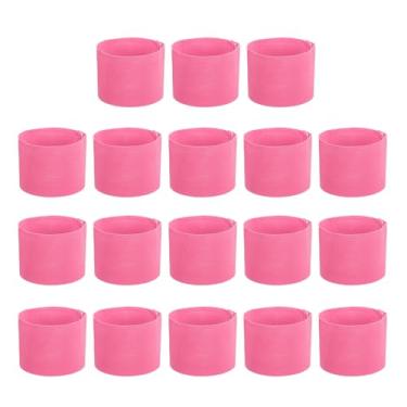 Imagem de PATIKIL Braçadeira de Capitão de Futebol, 18 Peças, Bandas de Braço de Capitão de Futebol, Elásticas, Braçadeiras de Capitão Esportivas para Jovens Adultos Treinamento de Equipe de Futebol Rosa