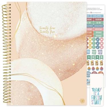Imagem de bloom daily planners Agenda de Ano Acadêmico 2024-2025 (21,5 cm x 28 cm) (julho de 2024 - julho de 2025) - Organizador de agenda semanal/mensal com abas - Bege escovado