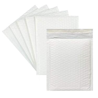 Imagem de Envelopes acolchoados, 25 peças, 25 x 33 cm, envelopes acolchoados com bolhas, envelopes autoselados de poliéster (branco) para envio, envio e embalagem por ZMYBCPACK