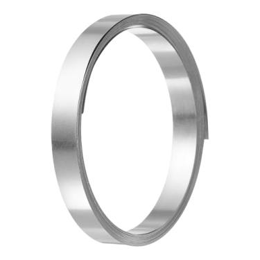 Imagem de HARFINGTON Tira de níquel puro 0,1 x 8 mm, 5 m, 99,6% níquel sólido, tiras de níquel puro para baterias de lítio, torneira de solda de níquel para bateria celular, soldagem a ponto e solda