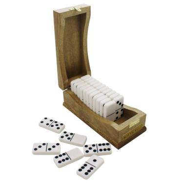 Imagem de Estojo / Porta Dominó em Madeira - Botticelli - Cód. 616