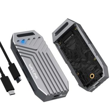 Imagem de WAVLINK Gabinete Ssd Pcie Nvme De 40 Gbps, Gabinete Ssd M.2 Nvme Externo Usb4, Para Ssd Pcie B+M/M-Key Tamanho 2280, Instalação Sem Ferramentas, Compatível Com Thunderbolt 4/3/Usb4/Usb C, Ssd Não In
