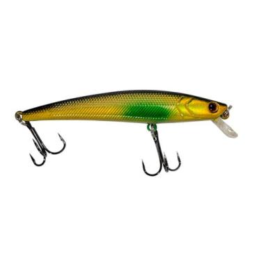 Imagem de Isca de Pesca Artificial Hengjia Meia Água 9cm 8gr Barbela Curta Plást