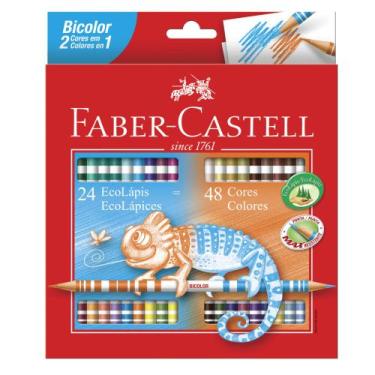Imagem de Ecolápis de Cor Bicolor 48 Cores - Faber-Castell - Faber Castell