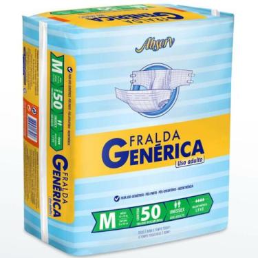 Imagem de Fralda Geriátrica Unissex Genérica, M