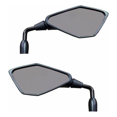 Imagem de Par Espelho Retrovisor Modelo Kawasaki Z400 Mini Fixo Honda