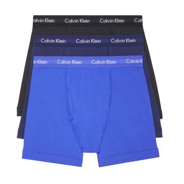Imagem de Cueca boxer Calvin Klein de algodão elástico para homens tamanho P