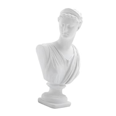 Imagem de Generic Grega deusa estátua estátua decoração de decoração de busto escultura Roman Mythology Fture for Table Bedroom Bookshelf