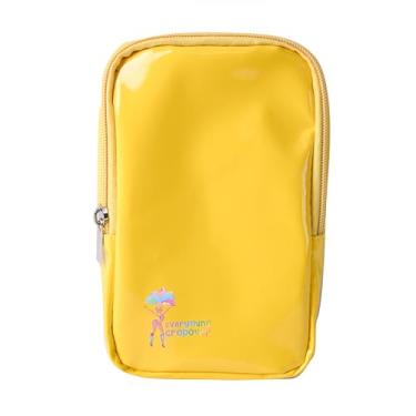 Imagem de Bolsa tiracolo 3 em 1 | Arnês de perna de carnaval para mulheres | Bolsa de cintura holográfica | Rave Leg Pack com fivelas, Amarelo, One Size, Bolsa de coxa 3 em 1, pochete transversal