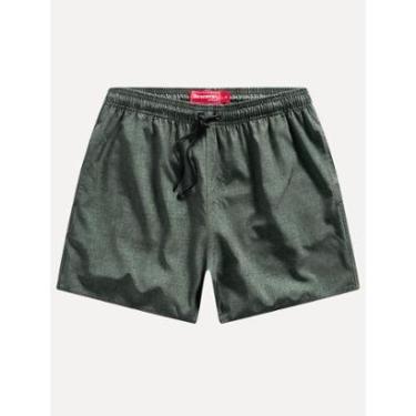 Imagem de Short Reserva Masculino D'Água Beachwear Texture Verde Escuro Mescla-Masculino