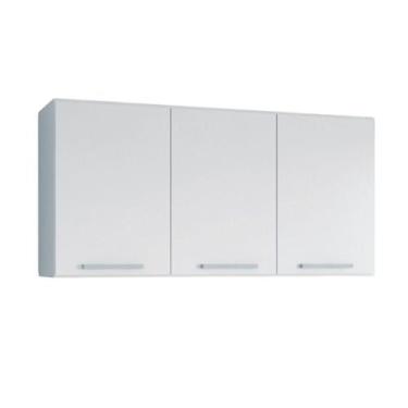 Imagem de Armário Aéreo Multiuso Pop 3 Portas Móveis Paraná 90cm, Naturale e Off