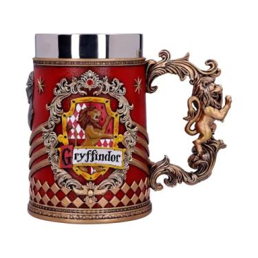 Imagem de Nemesis Now Harry Potter Caneca colecionável Gryffindor Hogwarts House, 15,5 cm, ouro vermelho