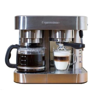 Imagem de Espressione Combinação de aço inoxidável expresso + cafeteira, 10 xícaras