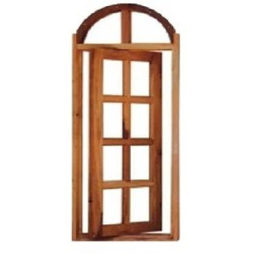 Imagem de Vitrô Capelinha Pivotante De Madeira Imbuia Em Arco 45 X 1,40 Rodam Natural