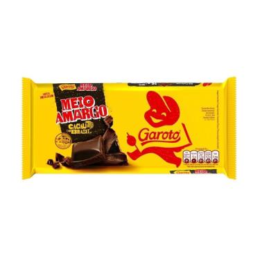 Imagem de Barra de Chocolate Meio Amargo Garoto 80g