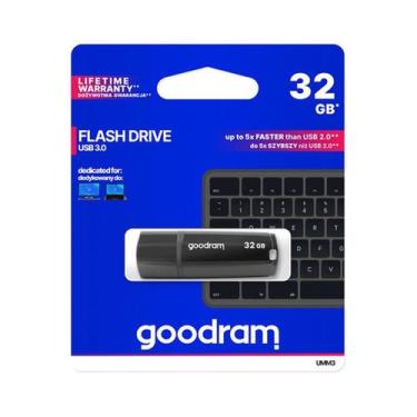 Imagem de Pen Drive UMM3 Preto USB 3.0 32GB GOODRAM