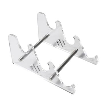 Imagem de FVDPWYE Suporte de Teclado Mecânico para Exibição de Teclado, Bandeja com Economia de Espaço, Rack de Armazenamento Profissional para Mesa de Estudo E Escritó, 3 níveis claros