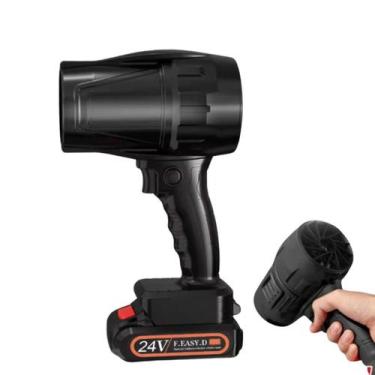 Imagem de Soprador De Folhas Turbo Portátil 24v Potente Recarregavel 110/220v - 