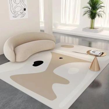 Imagem de Tapete grande para sala de estar, macio e confortável, decoração para quarto, sofá, mesa, tapete lavável (300x400 cm/sem fiapos - 3)