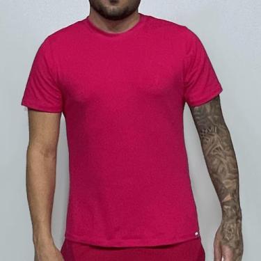Imagem de Camiseta Básica Rosa - SALOMÃO FERRETTI WEAR, GG