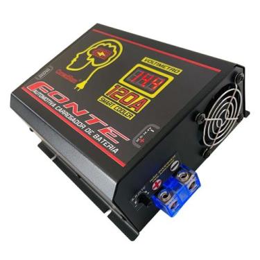 Imagem de Fonte Automotiva Intelignete ConectSom 120 amperes Bivolt carregador d