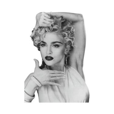 Imagem de Madonna Preto E Branco Vintage Lona Arte Da Parede Sexy Cantor Atriz Á