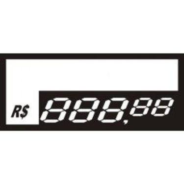 Imagem de Etiqueta PVC Digital - 70 mm x 30 mm - Pct 50 Unid.