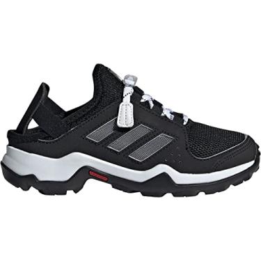 Imagem de adidas Tênis de caminhada unissex Terrex Hydroterra Shandal, Preto/branco/preto, 5.5 Big Kid