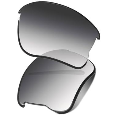 Imagem de Vonxyz Lentes de substituição para óculos de sol Oakley Flak Jacket XLJ OO9009 - Cinza dégradé polarizado