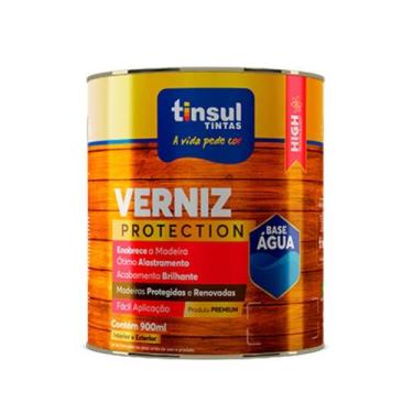 Imagem de Verniz Base Água Canela Brilhante 900ml  Tinsul