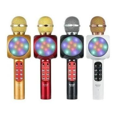 Imagem de Microfone Sem Fio Bluetooth Karaokê Lelong Le 915 - Skin Zabom
