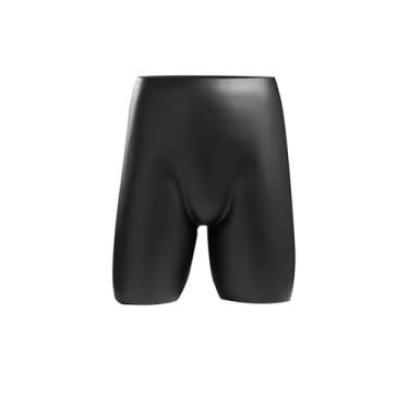 Imagem de Suporte de exibição de torso inferior de manequim de lingerie masculina, manequim de material de fibra de vidro(Black2)