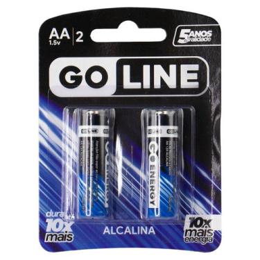 Imagem de Pilha Alcalina Goline AA / 1.5V - 2 Unidades
