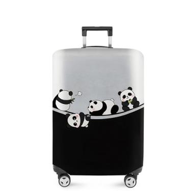 Imagem de ANNA QUEEN Capa de mala, protetor de mala, capa de viagem para bagagem de 45 a 81 cm, acessórios de viagem de elastano extensível e lavável, #42, XL(fits 32-34Inch suitcase)