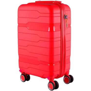 Imagem de Mala De Bordo Polipropileno Padrão Anac 10kgs Maldivas Sul (Vermelho)