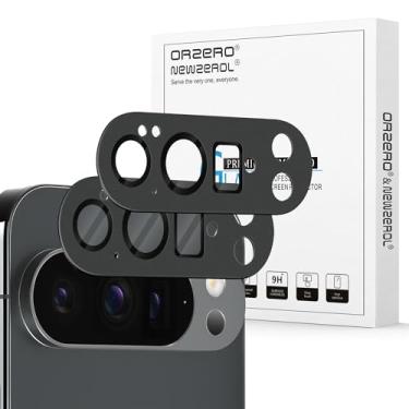 Imagem de Orzero (Pacote com 2) Protetor de lente de câmera compatível com Google Pixel 10 Pro (não para modelo XL/Fold), Protector de Cámera Premium Metal e Vidro Recortes de Câmera Precisos Antiarranhões