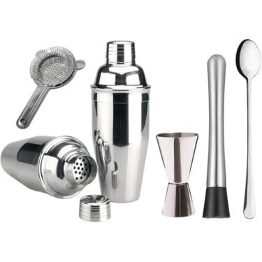 Imagem de Kit Bar coqueteleira caipirinha Profissional Aço Inox 550ml