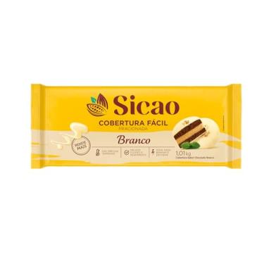 Imagem de Cobertura Fracionada Barra Chocolate Branco Dia a Dia 1,01Kg - Sicao