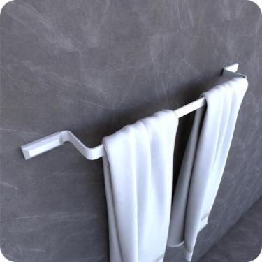 Imagem de Suporte Porta Toalhas De Banho Branco Empire - HomeFull